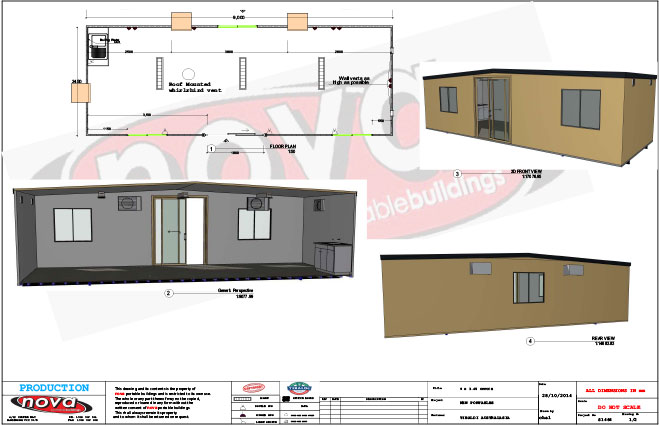 nova portable office layout