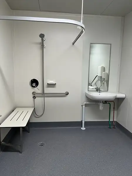 portable shower room